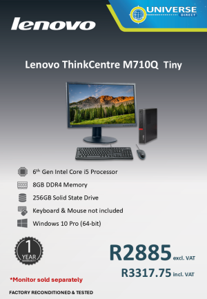 LEN M710Q TINY I5 6TH 8GB/256SSD/W11P