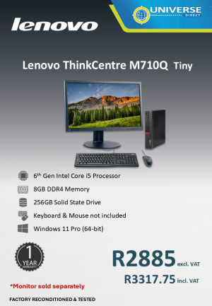 LEN M710Q TINY I5 6TH 8GB/256SSD/W11P