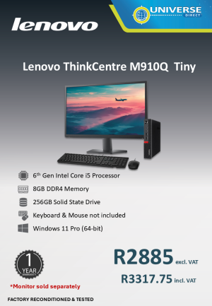 LEN M910Q TINY I5 6TH 8GB/256SSD/W11P