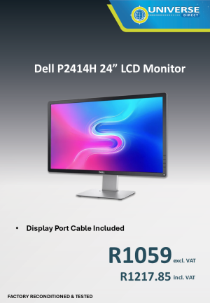 24" DELL P2414H LCD