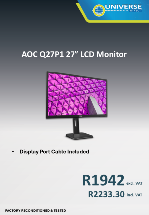 27" AOC Q27P1 LCD