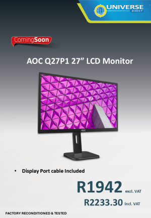 27" AOC Q27P1 LCD