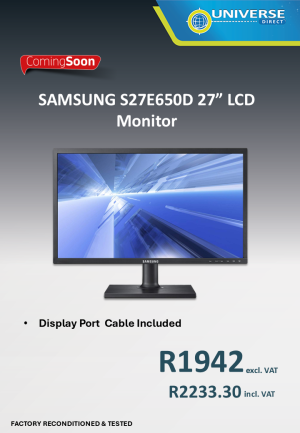 27" SAMSUNG S27E650D LCD