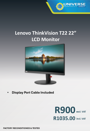 22" LENOVO T22 LCD