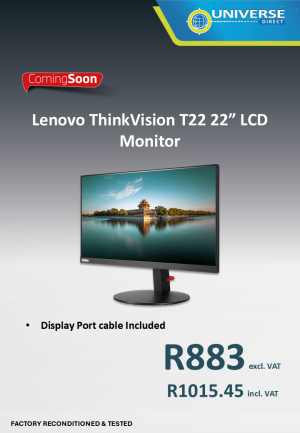 22" LENOVO T22 LCD