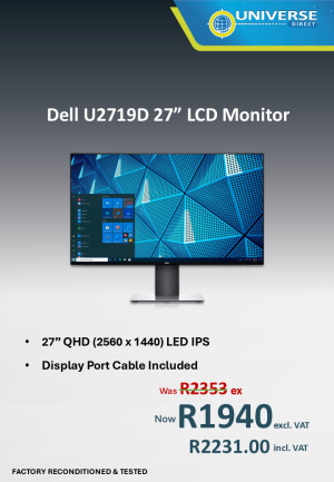 27" DELL U2719D LCD