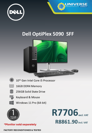 DELL 5090 SFF I5 10TH 16GB/256SSD/W10P