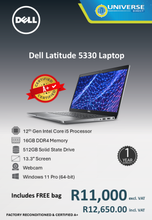 DELL 5330 NB I5-12TH 16GB/512SSD/W11P A+