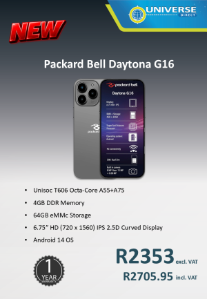PACKARD BELL DAYTONA G16 SMARTPHONE