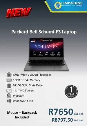 PACKARD BELL SHUMI F3 NOTEBOOK