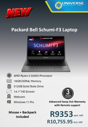 PACKARD BELL SHUMI F3 NOTEBOOK