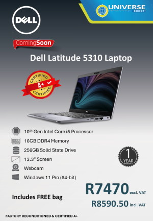 DELL 5310 I5 10TH 16GB/256SSD/W11P A+