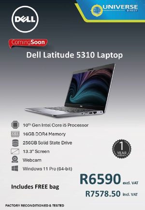 DELL 5310 I5 10TH 16GB/256SSD/W11P