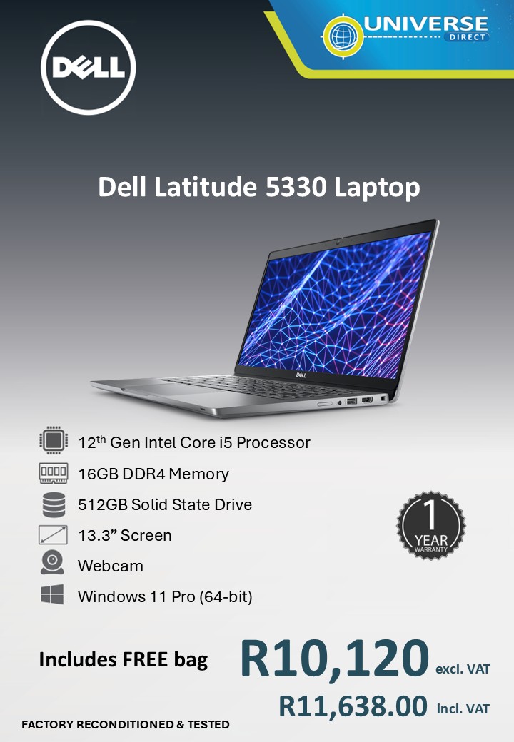 DELL 5330 NB I5-12TH 16GB/512SSD/W11P