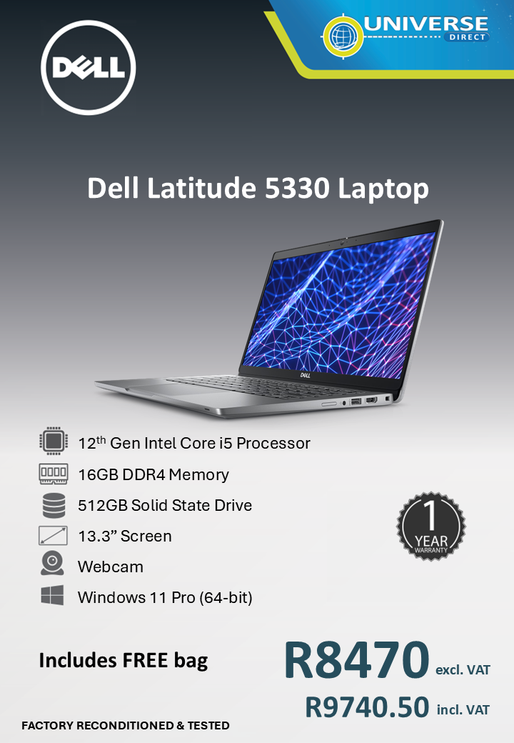 DELL 5330 NB I5-12TH 16GB/512SSD/W11P