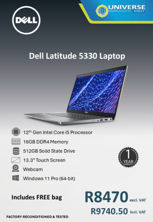 DELL 5330 NB I5-12TH 16GB/512SSD/W11P/TS