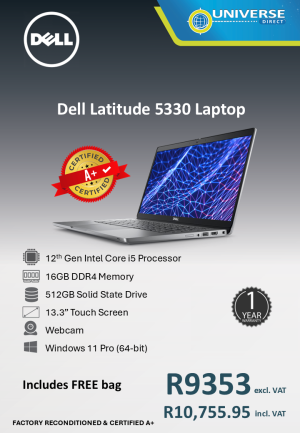 DELL 5330 NB I5-12TH 16GB/512/W11P/TS A+