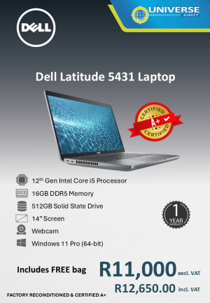 DELL 5431 NB I5-12TH 16GB/512SSD/W11P A+