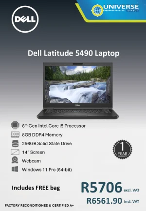 DELL 5490 NB I5-8TH 8GB/256SSD/W11P