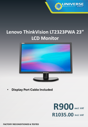 23" LENOVO LT2323PWA LCD