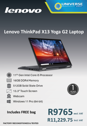 LEN YOGA X13 I5 11TH 16GB/512SSD/W11P/TS